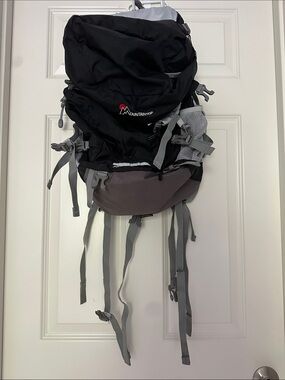 Black and Gray Hiking Backpack - Men